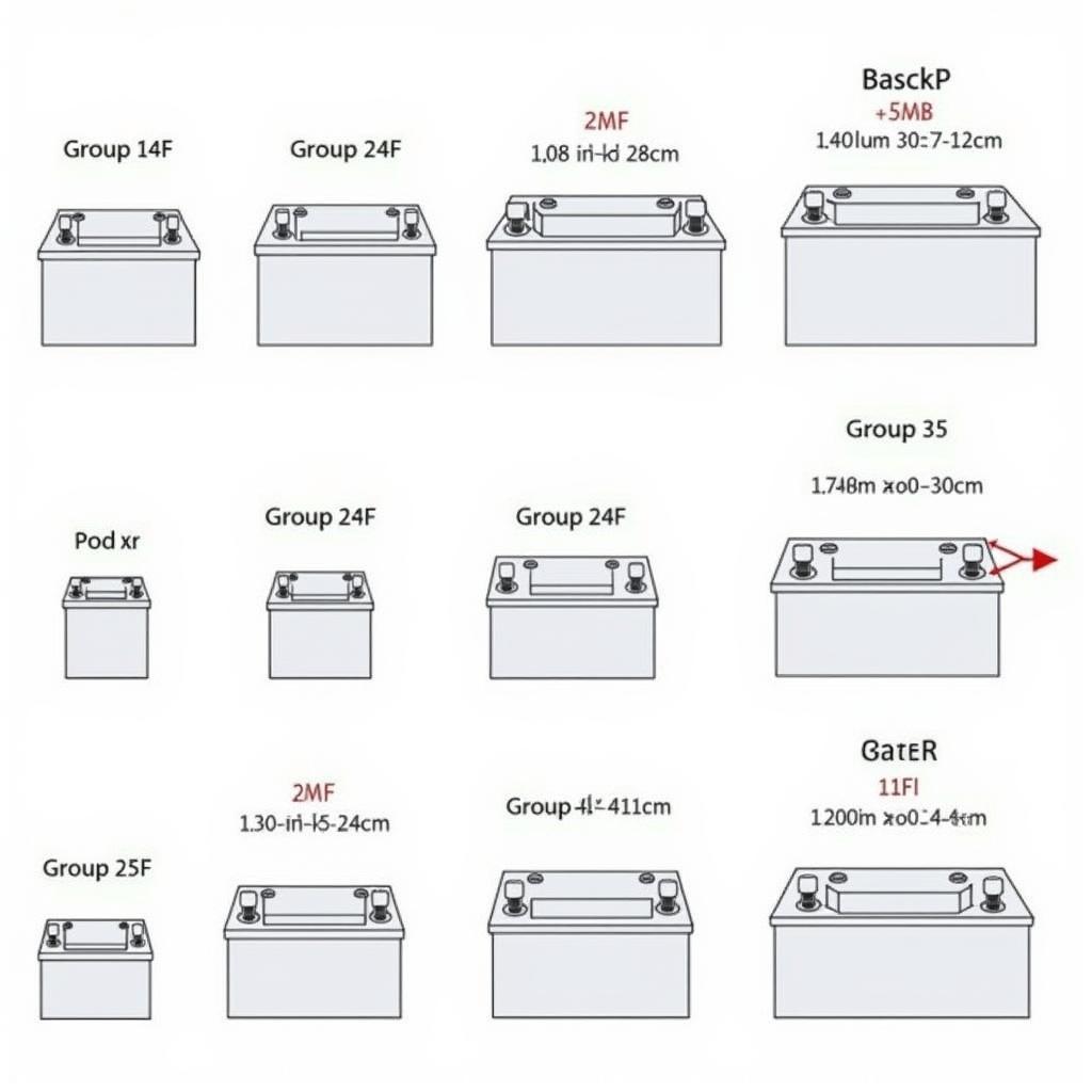 Panasonic Maintenance Free Car Battery Group Sizes Chart