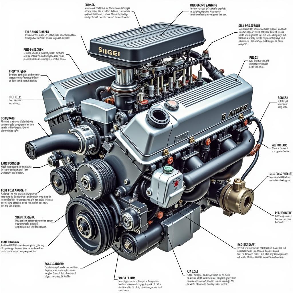 Petrol Engine Components: An Overview