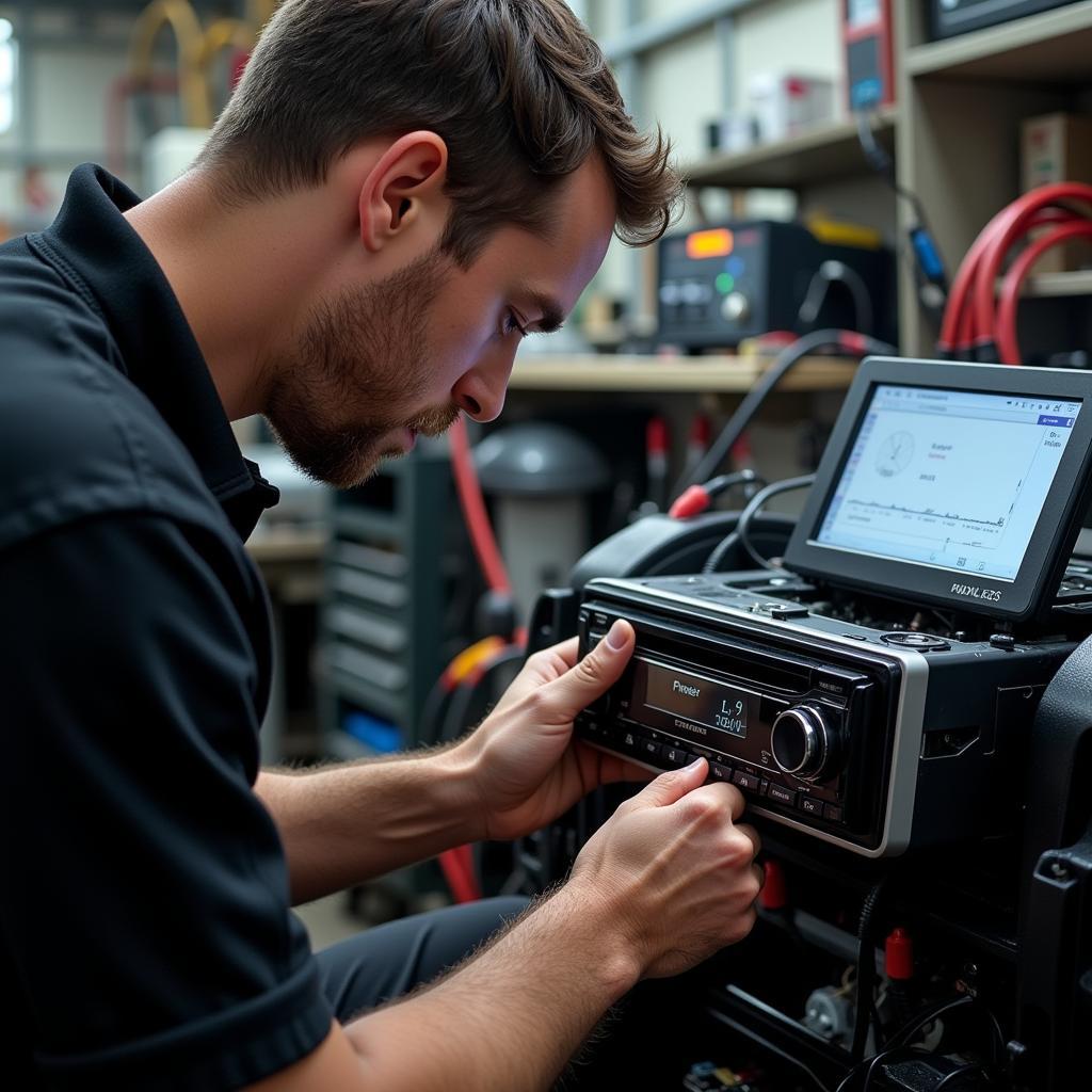 Expert Repairing Pioneer Car Audio System