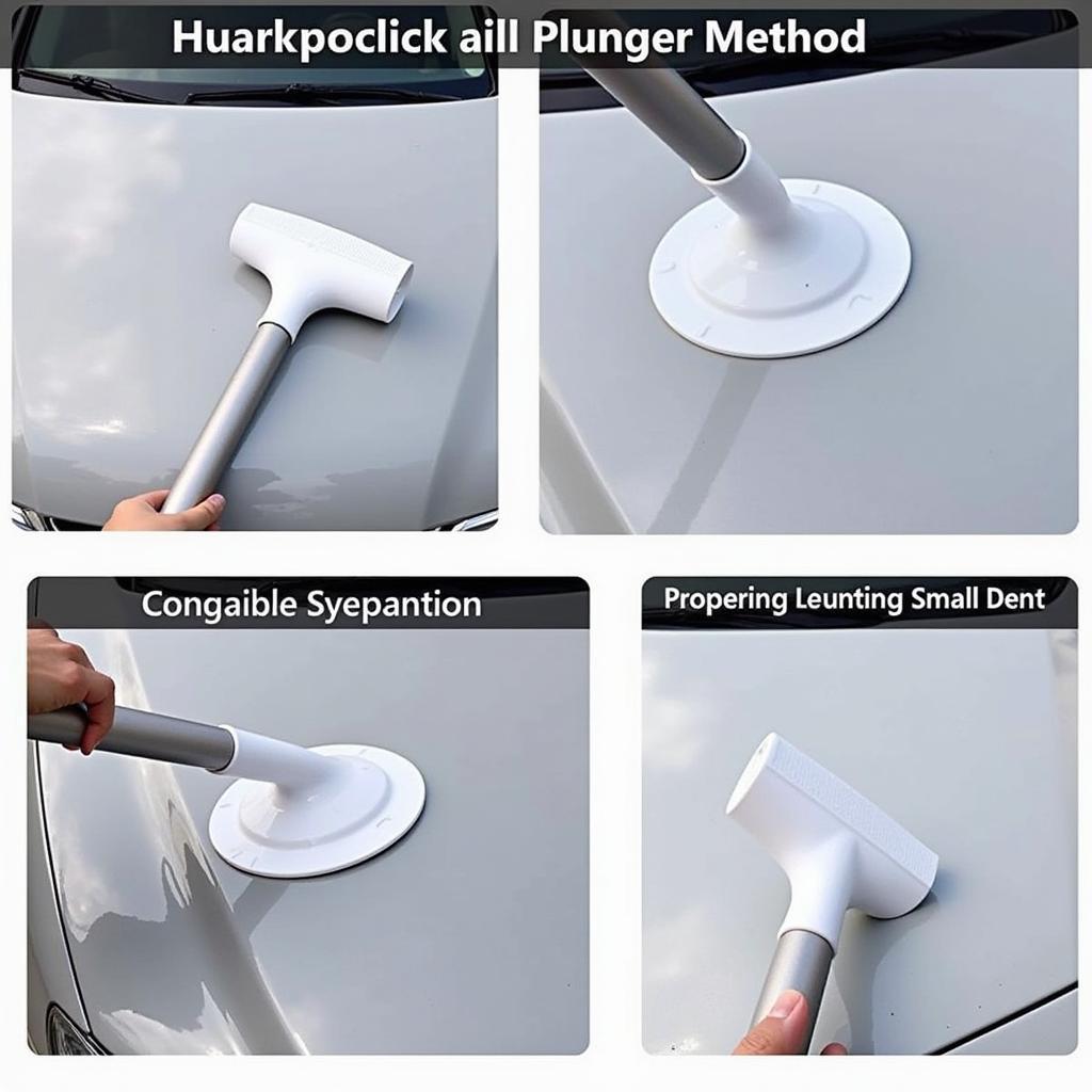 Using a Plunger for Dent Repair