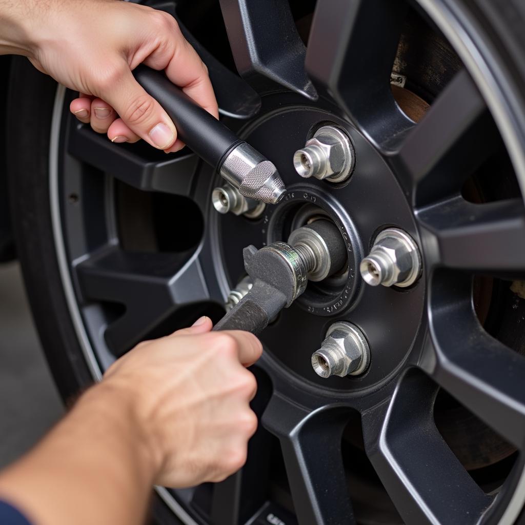 Rotating tires as part of PO maintenance car