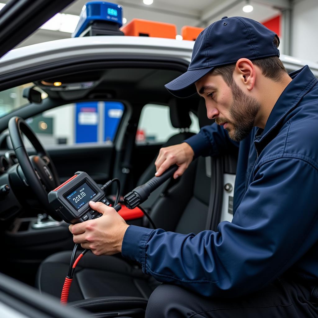 Police Car Electrical System Check