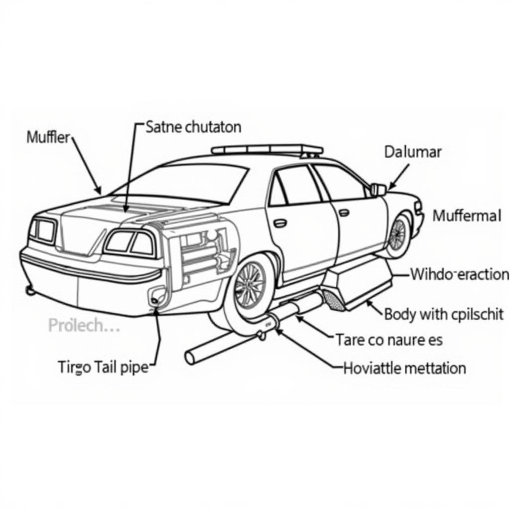 Police Car Exhaust System Diagram