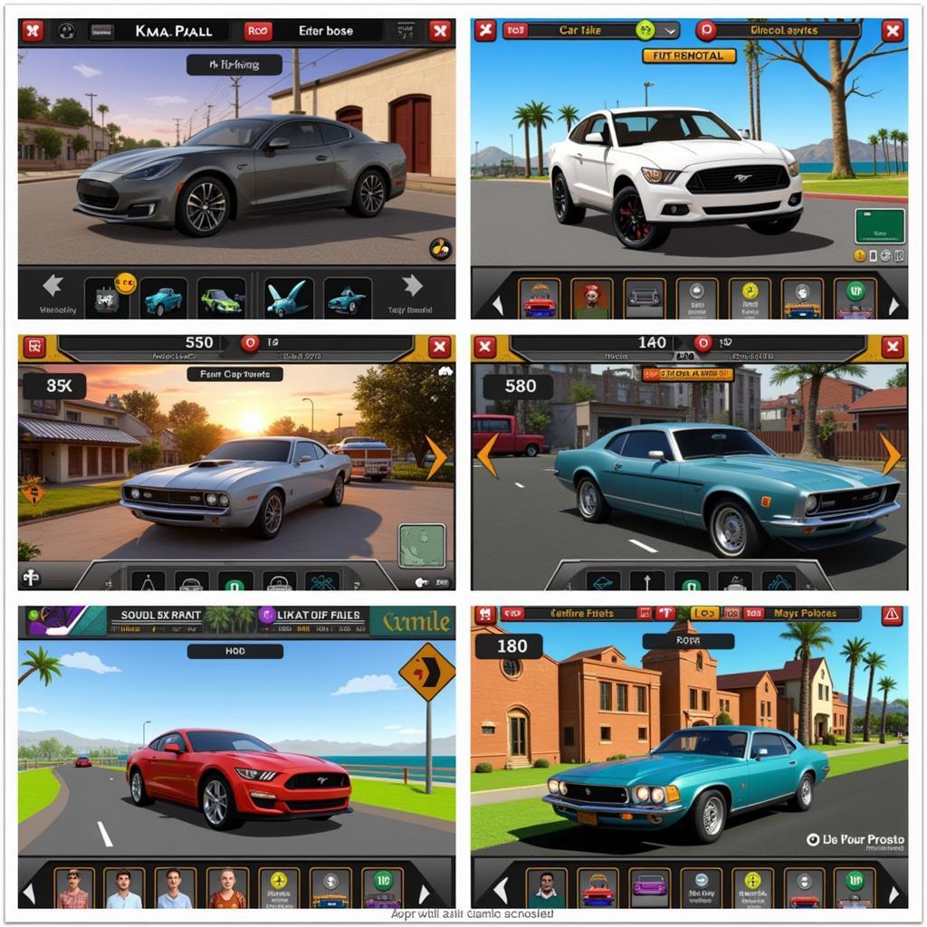 Popular Car Fixing Game Options Displayed