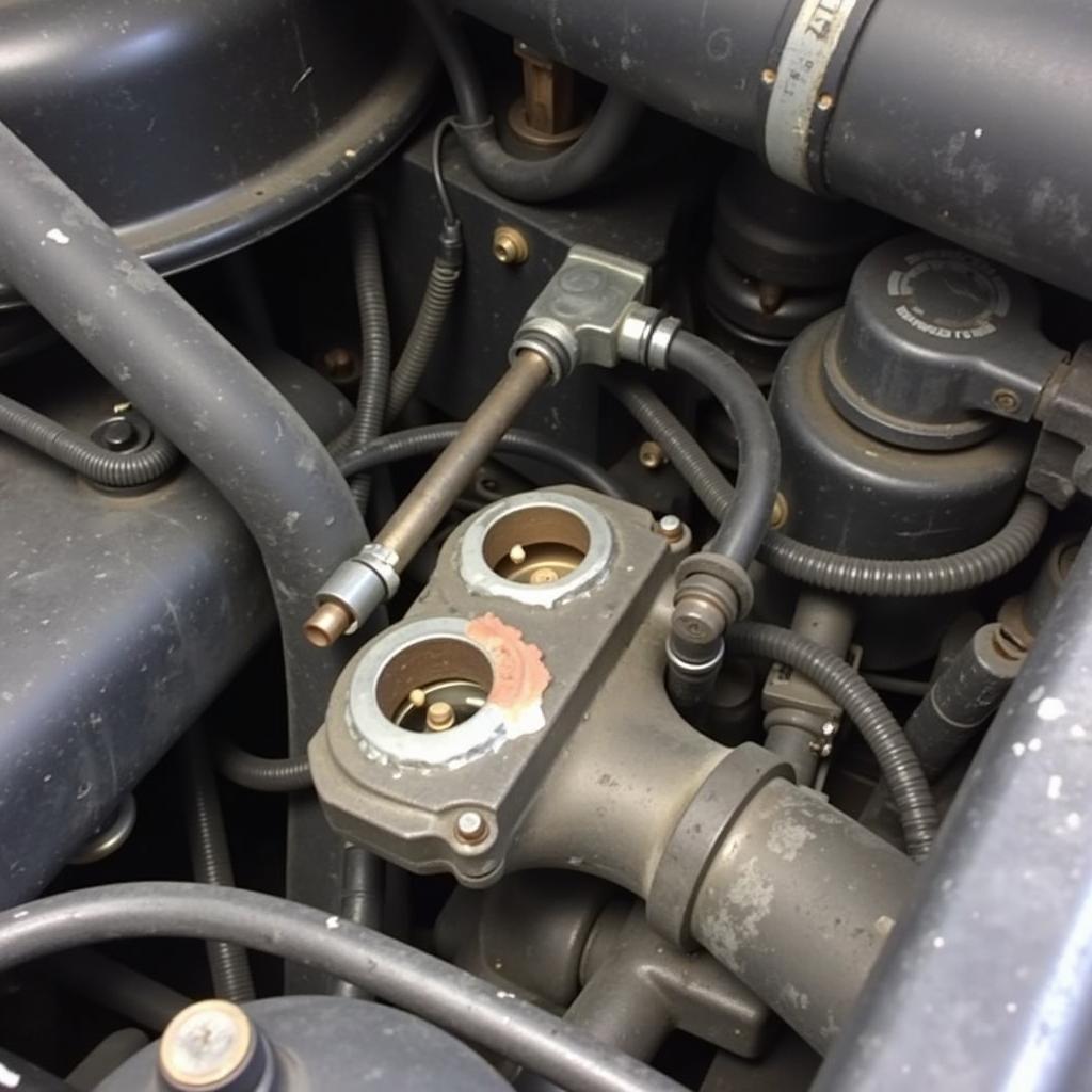 Power Steering Fluid Leak in a Project Car Engine Bay