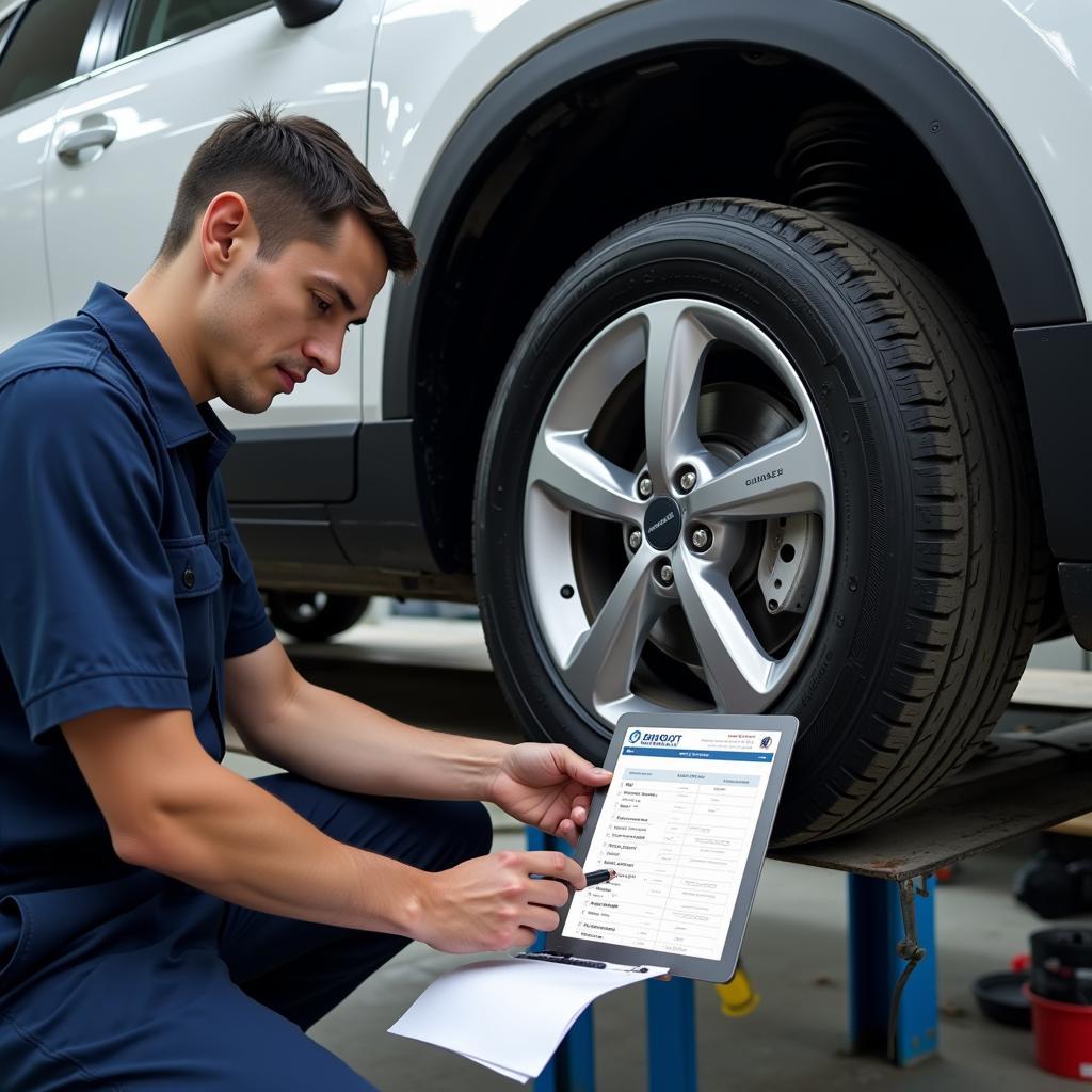 Pre-Return Car Inspection