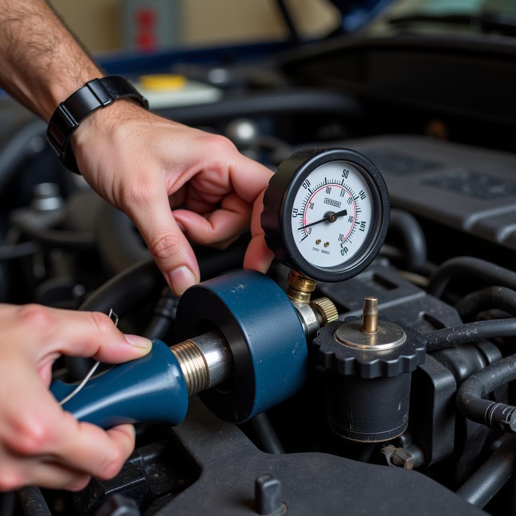 Pressure Testing a Car Radiator for Leaks