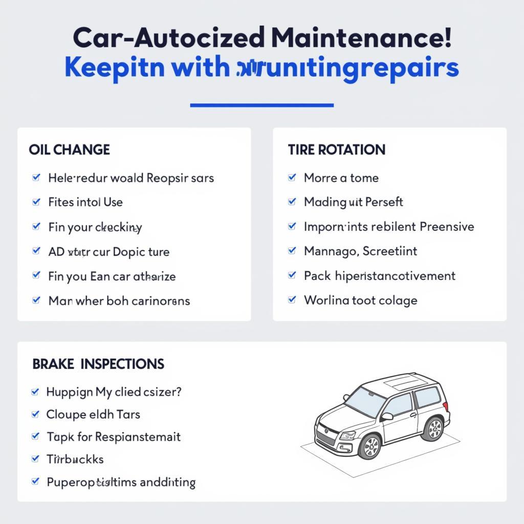 Preventative Car Maintenance Checklist