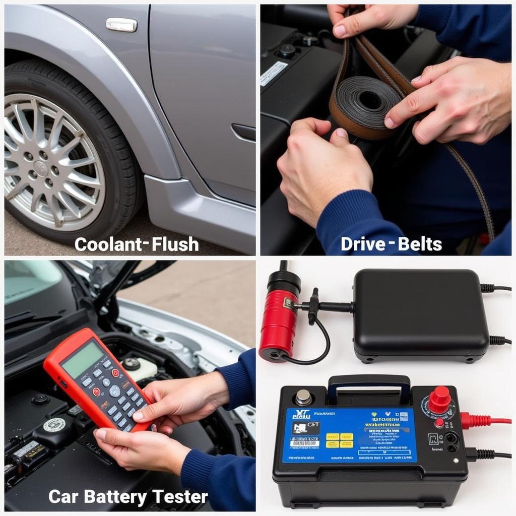 Preventative Car Maintenance Procedures: Fluid Flush, Belt Inspection, Battery Test