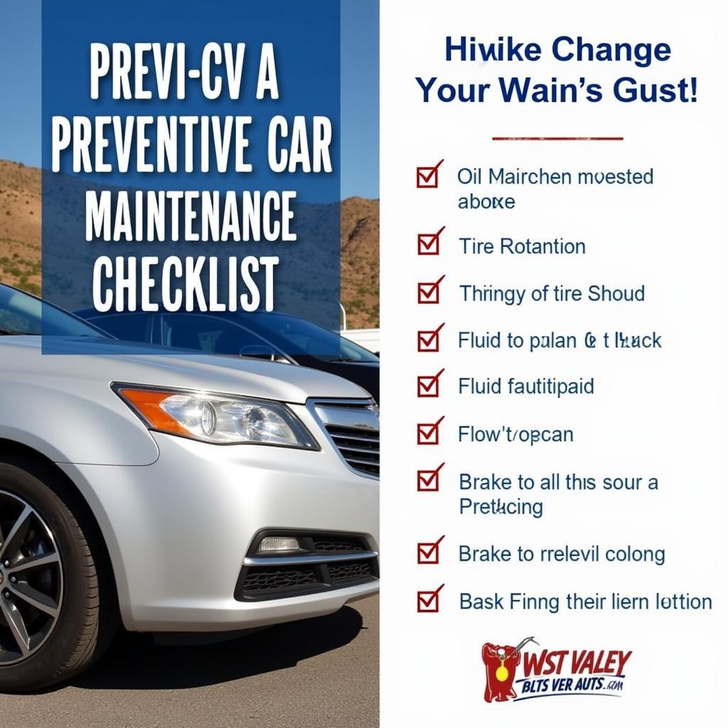 Preventative Car Maintenance West Valley City