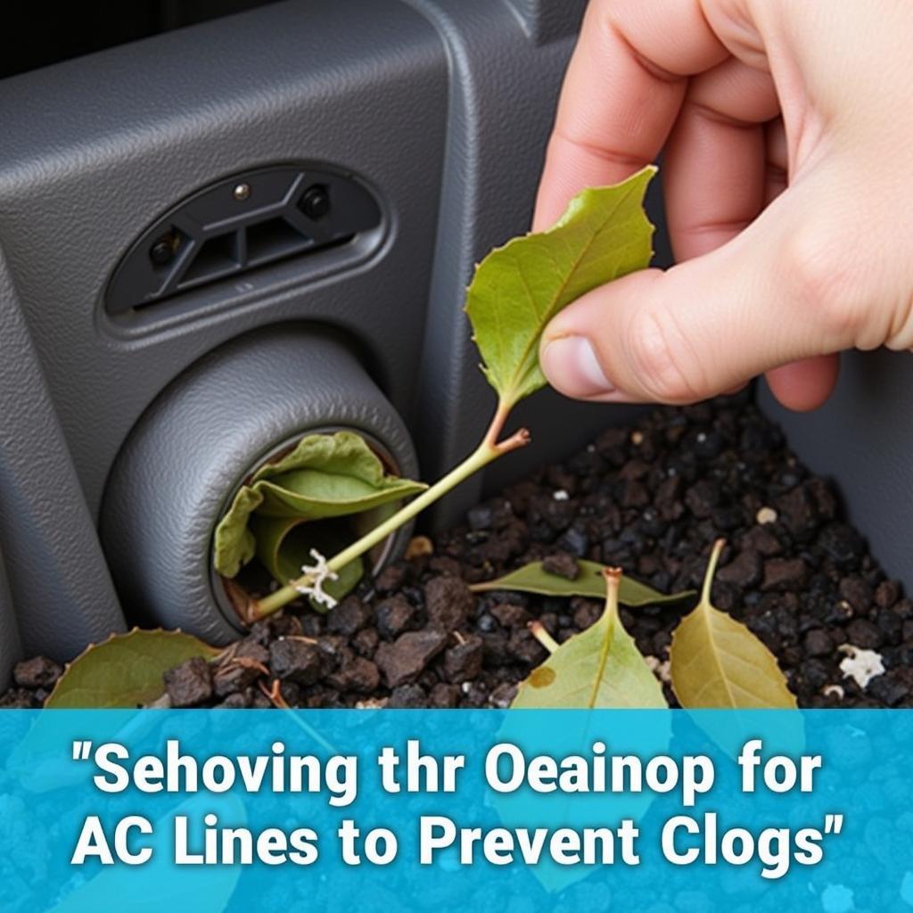 Preventing AC Drain Clogs by Removing Debris