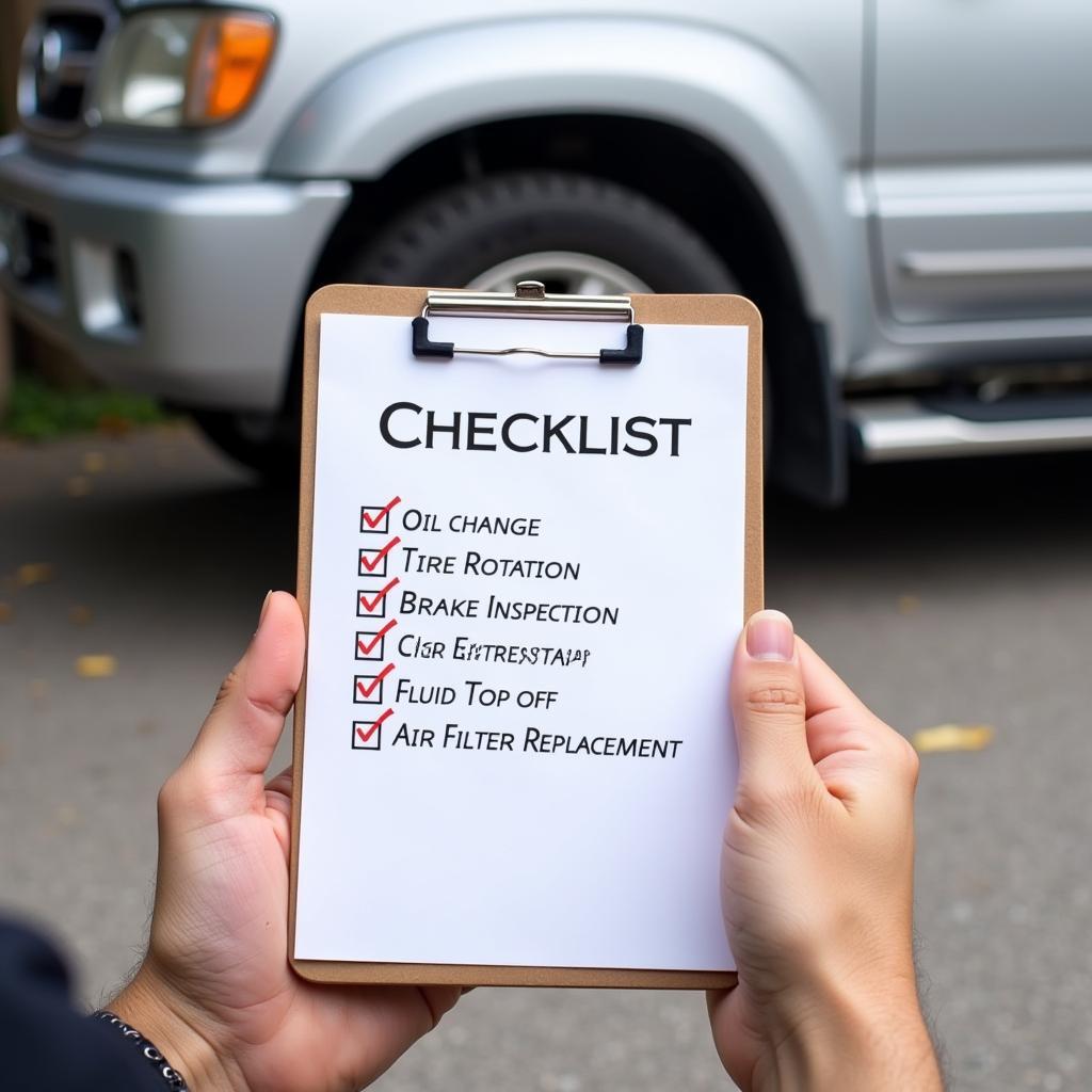 Car Maintenance Checklist