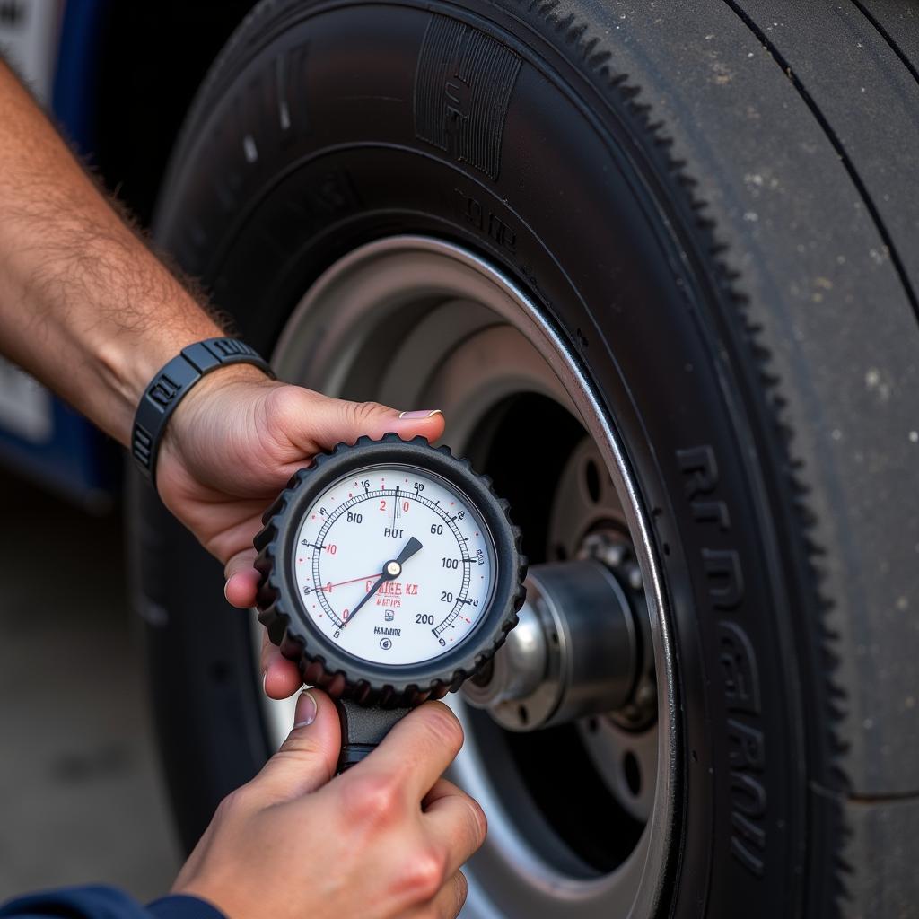 Checking Tire Pressure for Optimal Launch