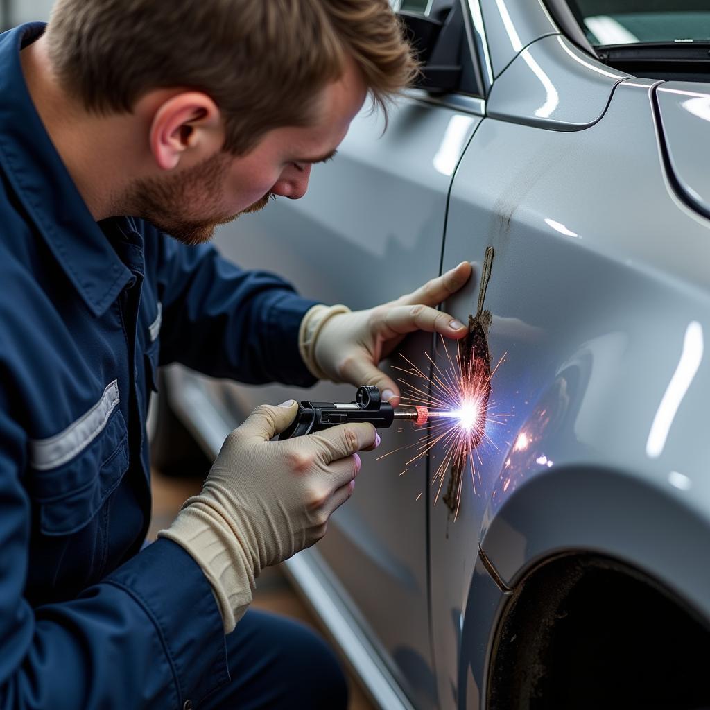 Professional Car Bullet Hole Repair