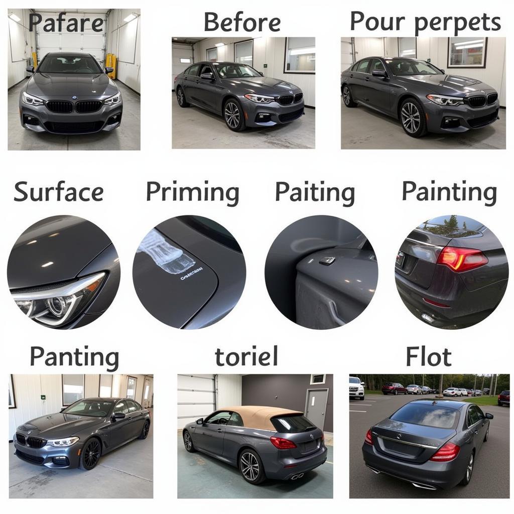 Professional Car Paint Repair Process