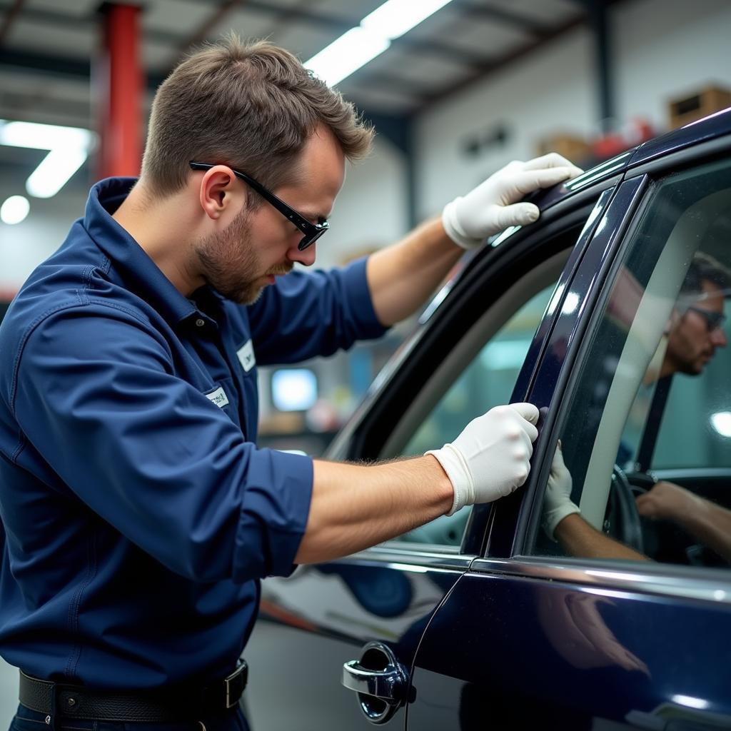 Professional Installation of Car Window