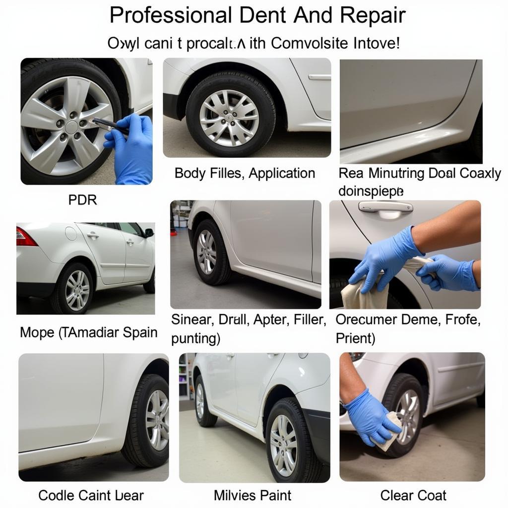 Professional Dent and Paint Repair Process