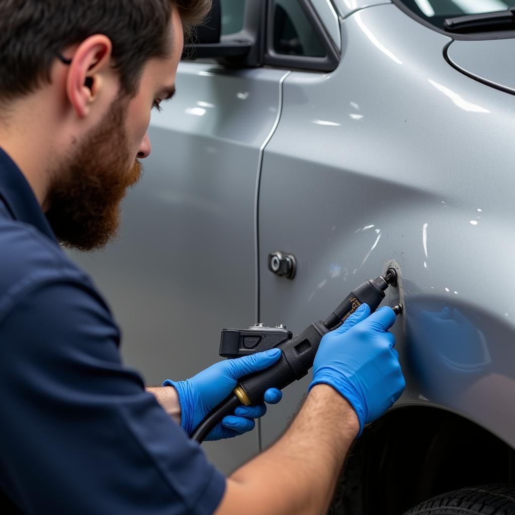 Professional Dent Repair in Auto Body Shop