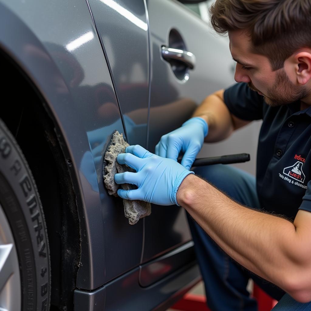 Professional Paintless Dent Repair (PDR) Process