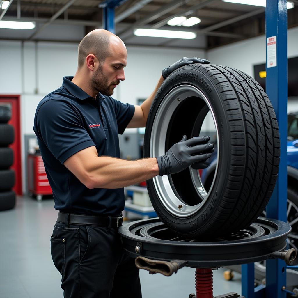 Professional Tire Repair Shop