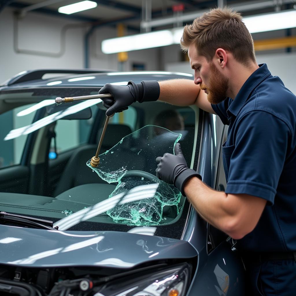 Professional car windscreen replacement