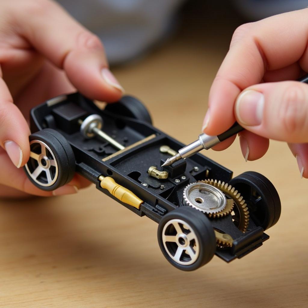 Inspecting a Pull-Back Car Mechanism