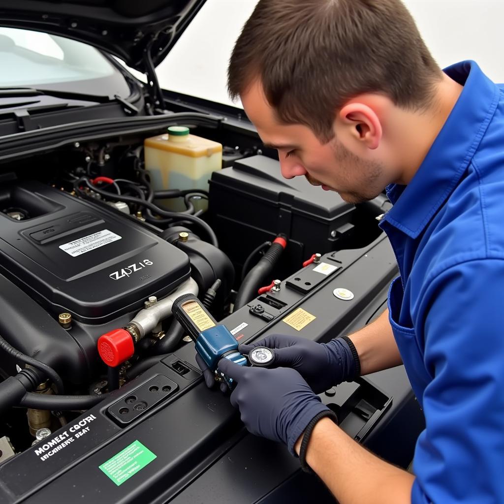 Race Car Cooling System Pressure Test