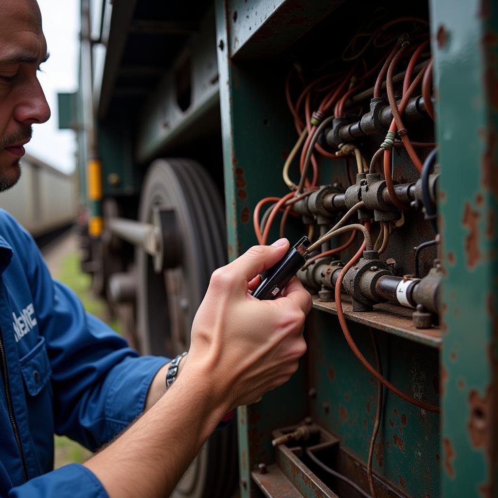 Railroad Car Wiring Inspection