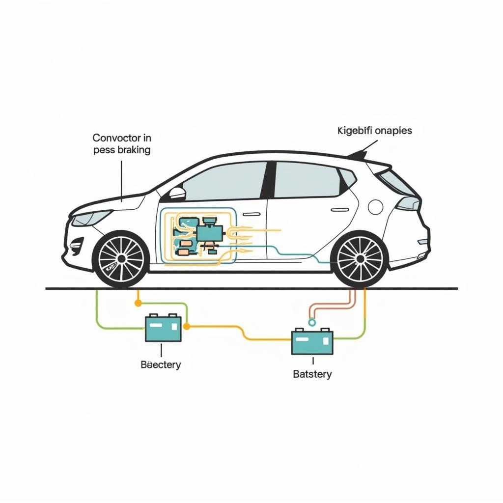 Electric Car Regenerative Braking System Diagram