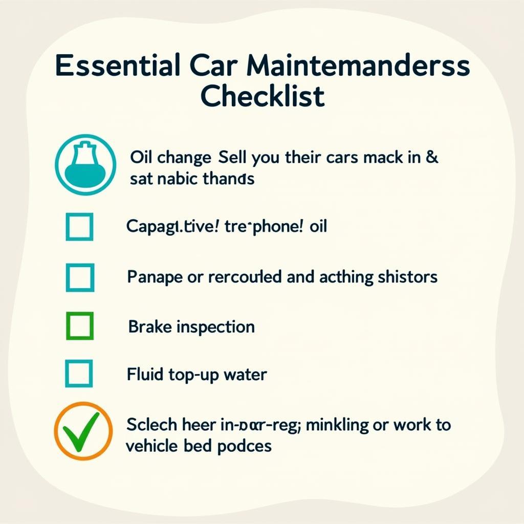 Car Maintenance Checklist for Low Maintenance