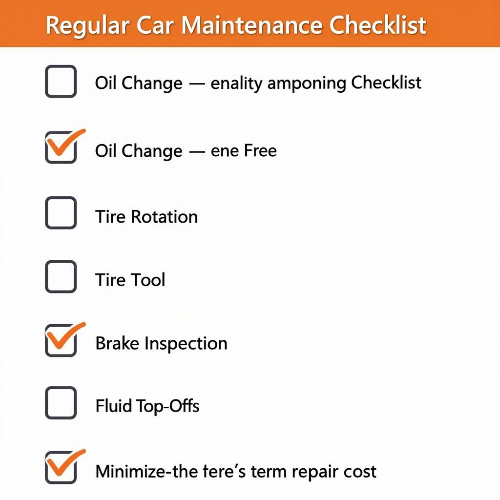 Regular Car Maintenance Checklist for Affordable Ownership