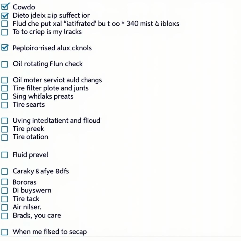 Regular Car Maintenance Checklist for Optimal Performance