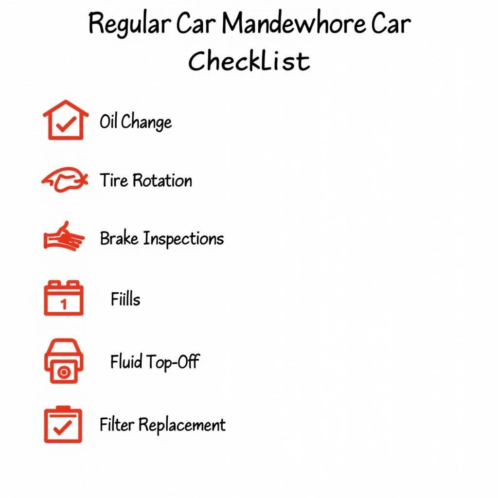 Regular Car Maintenance Checklist