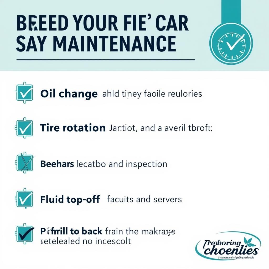 Regular Car Maintenance Checklist