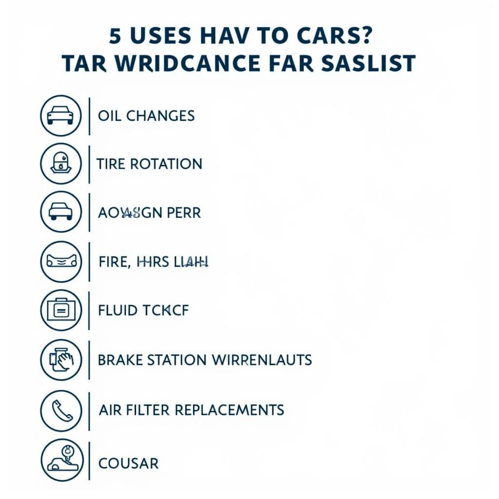 Regular Car Maintenance Checklist