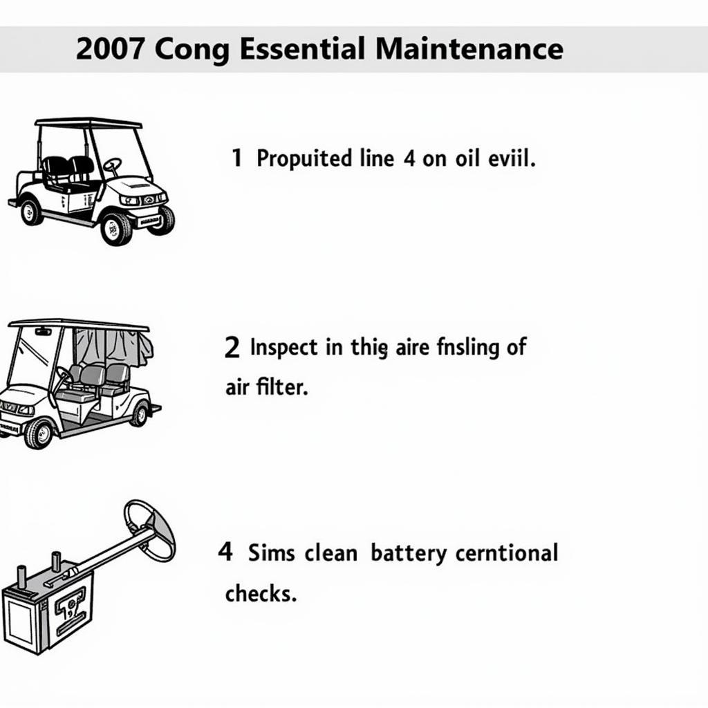 Performing Regular Maintenance on a 2007 Gas Club Car