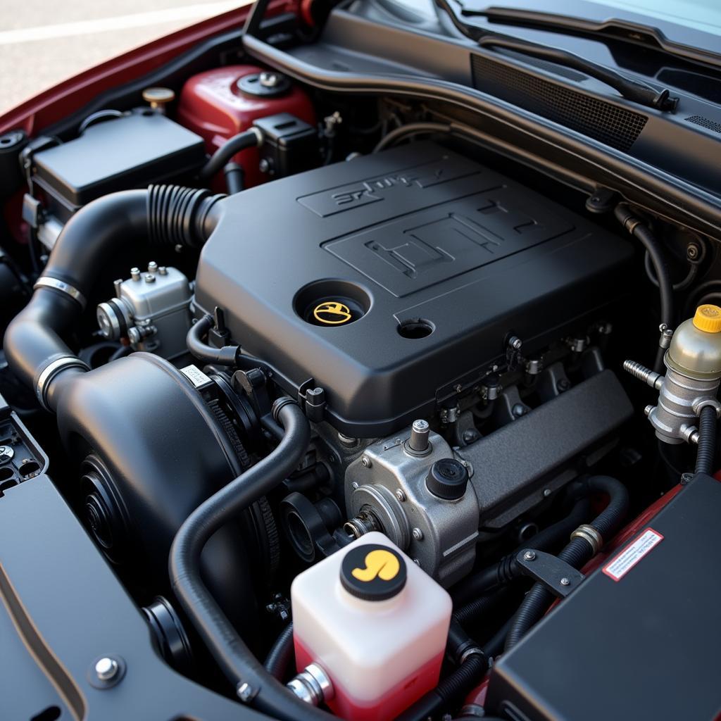 Reliable Car Engine Closeup