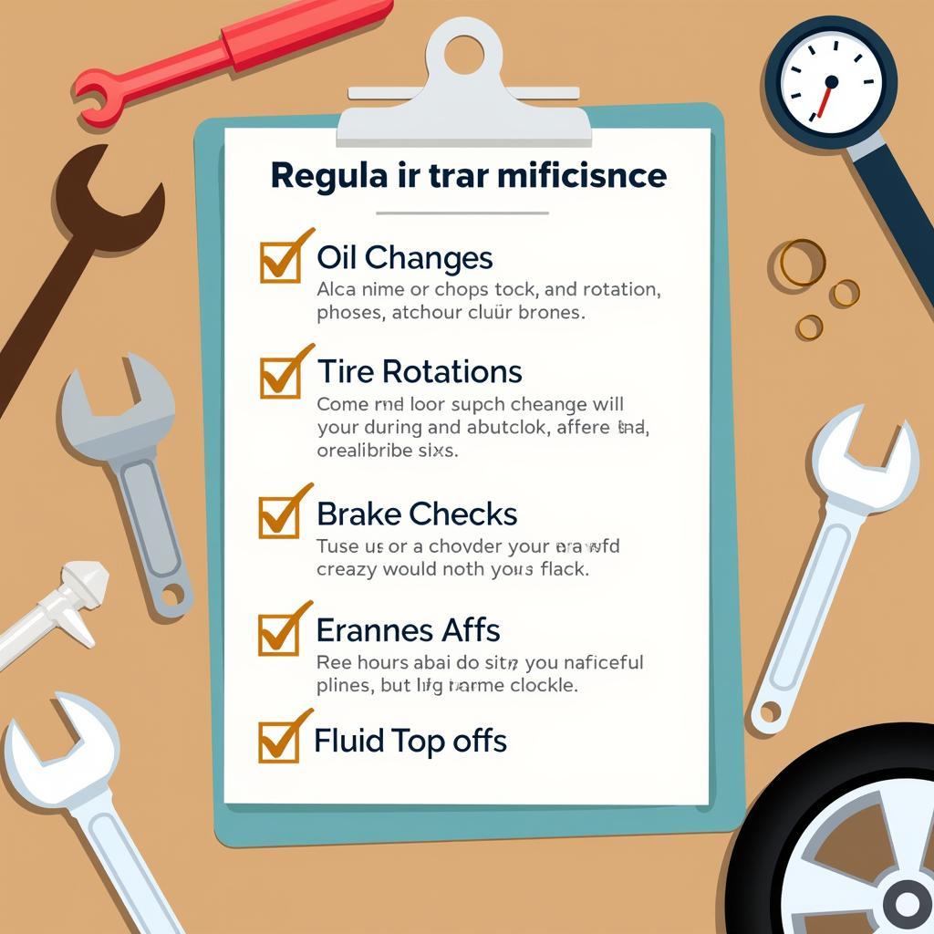 Reliable car maintenance checklist