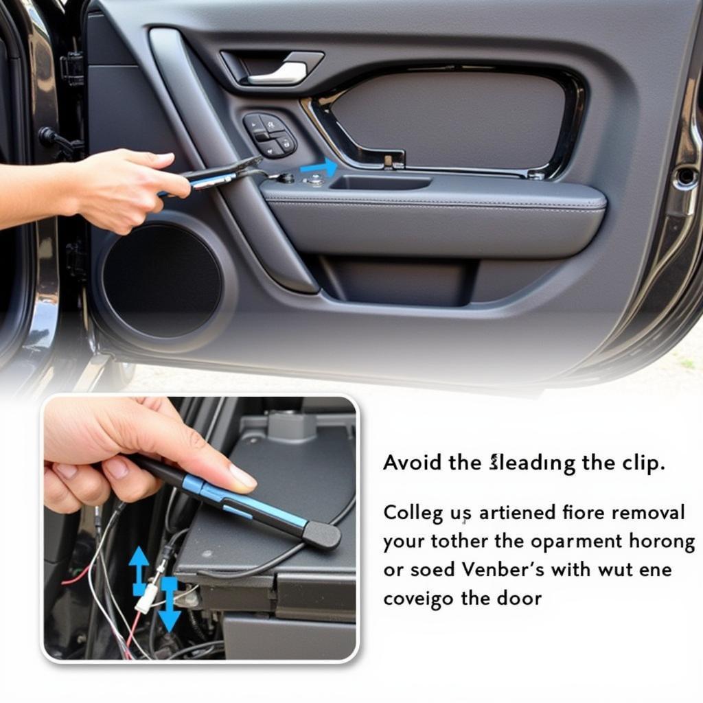 Removing a Car Door Panel Correctly