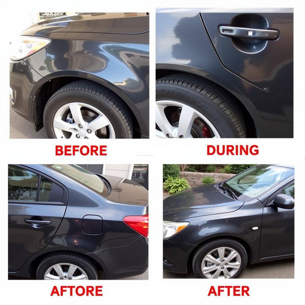 Removing Car Scratches with Rubbing Compound