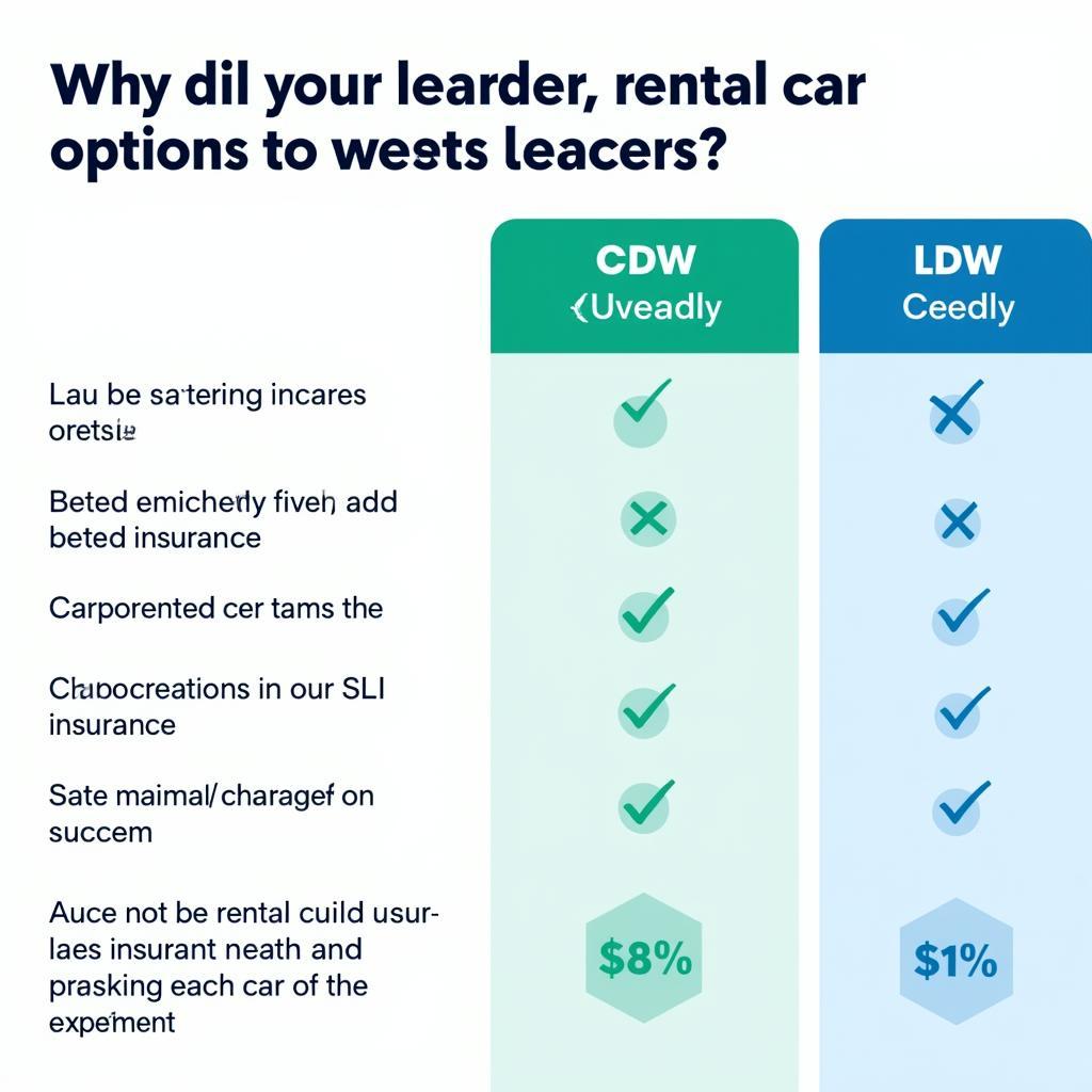 Rental Car Insurance Options: CDW, LDW, and SLI Explained