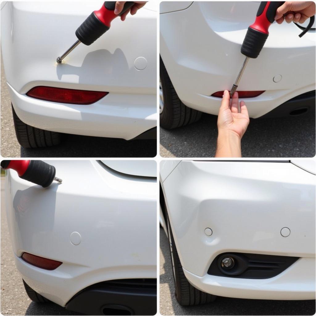 Repairing Plastic Bumper Dents