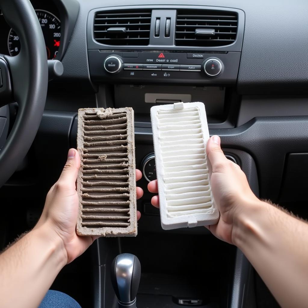 Replacing Car Cabin Air Filter for Fresh Air