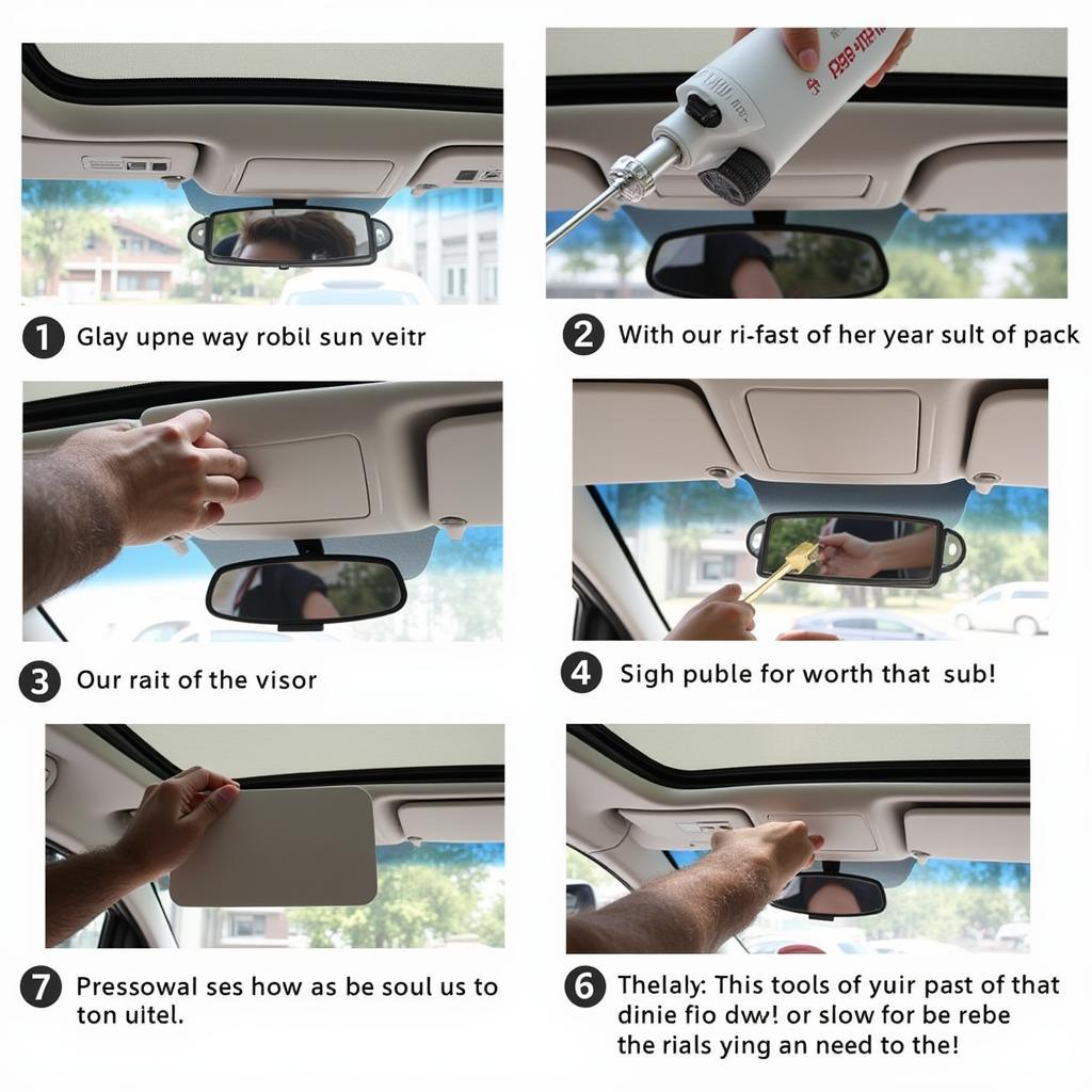 Replacing a Car Sun Visor Step-by-Step