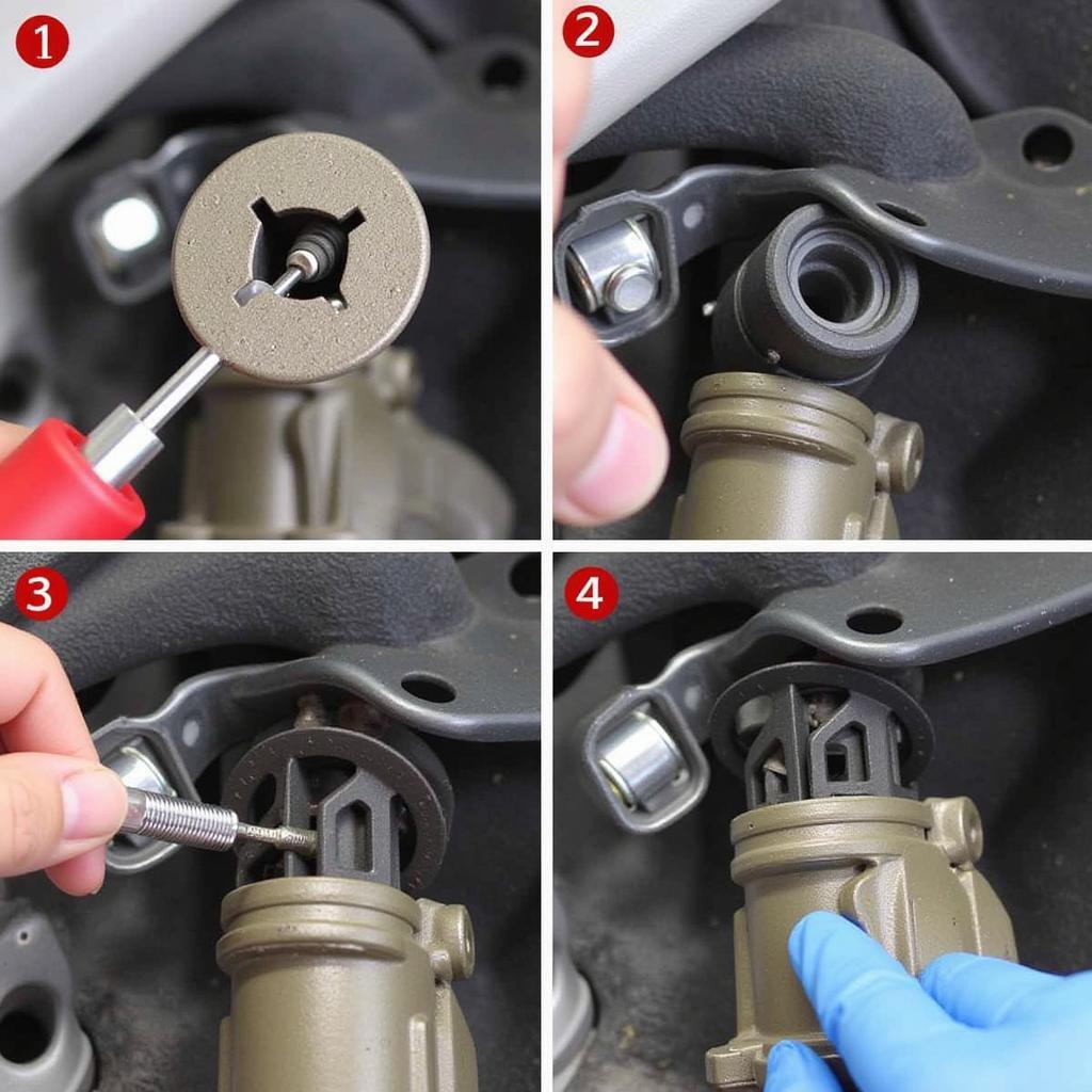 Replacing a car's AC expansion valve