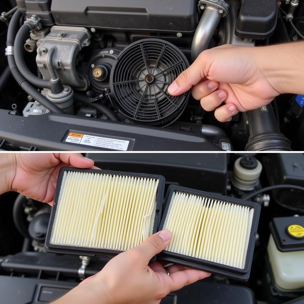 Replacing Car Air Filter