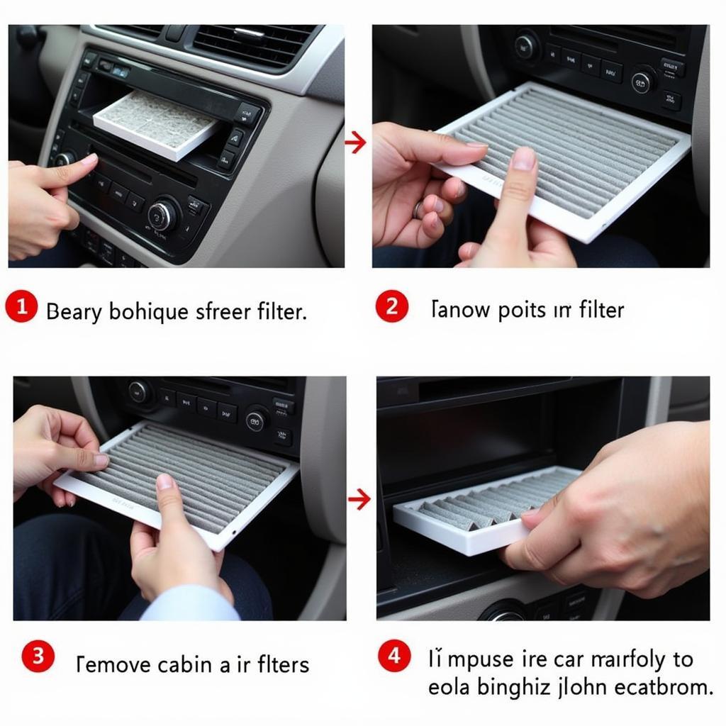 Replacing a Car Cabin Air Filter