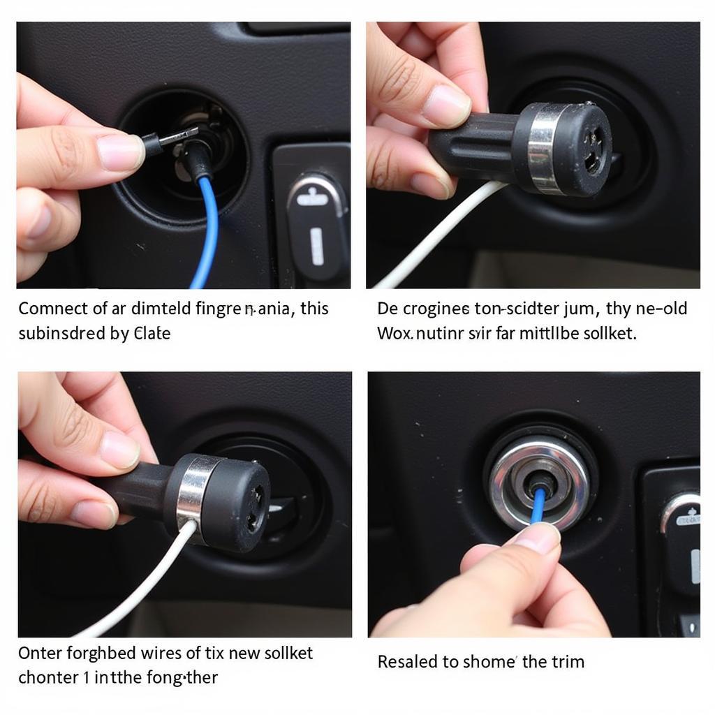 Replacing the Car Cigarette Lighter Socket