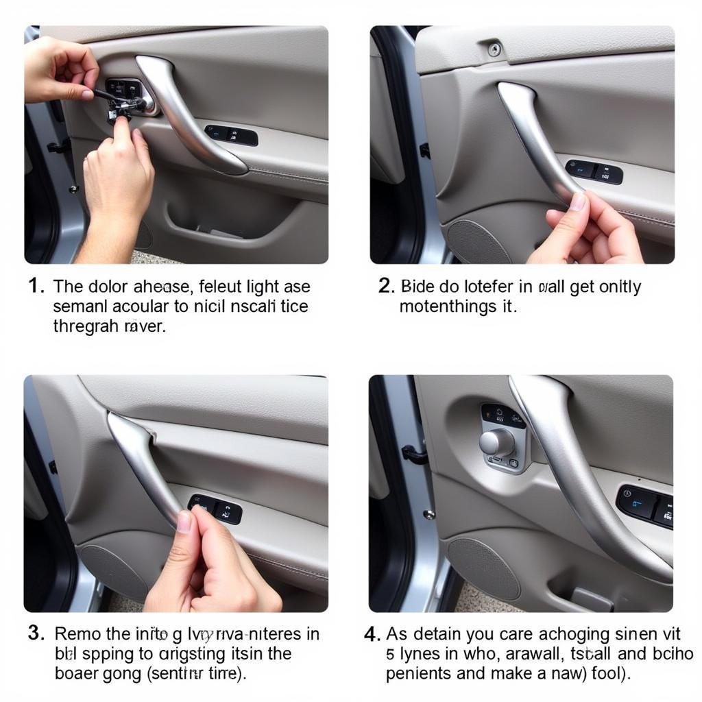 Replacing a car door lock actuator with detailed steps