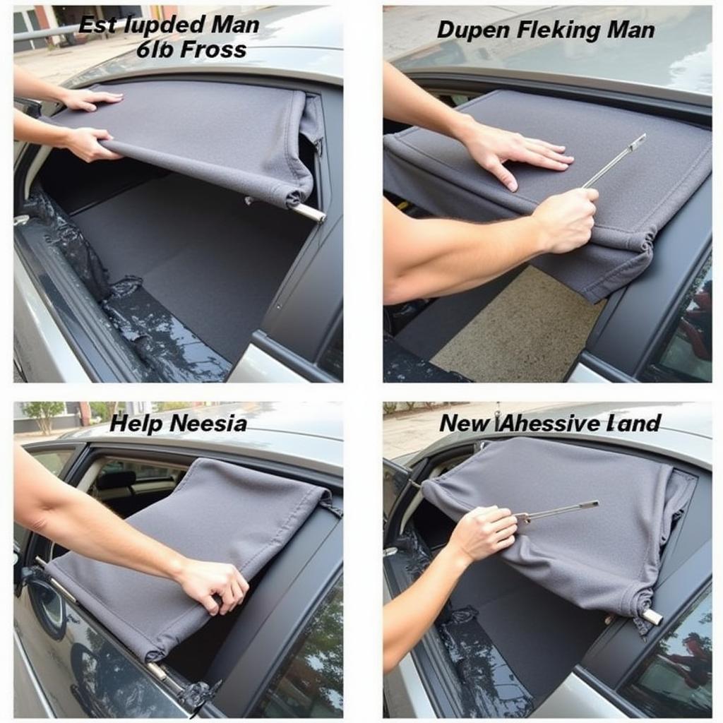 Replacing Car Headliner Fabric